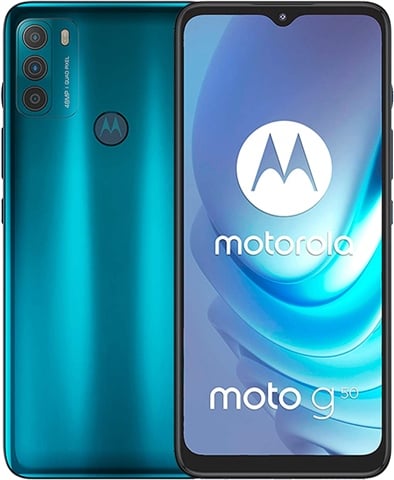 Motorola Moto G50 Dual Sim 64GB Aqua Green, Unlocked B - CeX